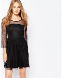 skater-dress-with-lace-sleeves-49_5 Skater dress with lace sleeves