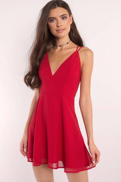 strapless-red-skater-dress-14_4 Strapless red skater dress