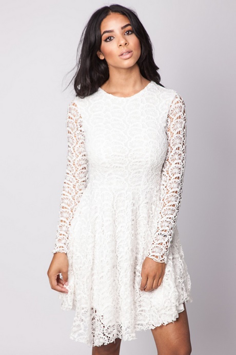 white-lace-long-sleeve-skater-dress-58_3 White lace long sleeve skater dress