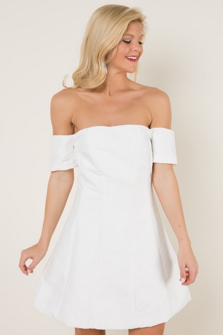 white-off-shoulder-skater-dress-72_13 White off shoulder skater dress