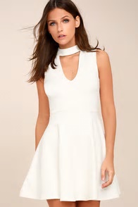 white-off-the-shoulder-skater-dress-59_12 White off the shoulder skater dress