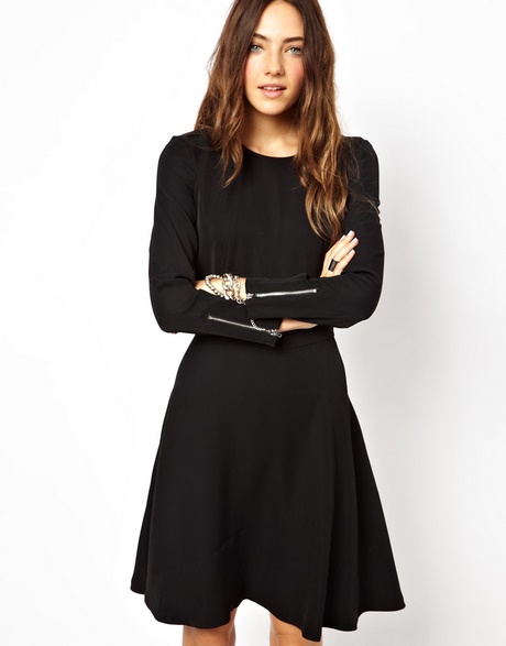 womens-long-sleeve-skater-dress-80 Womens long sleeve skater dress