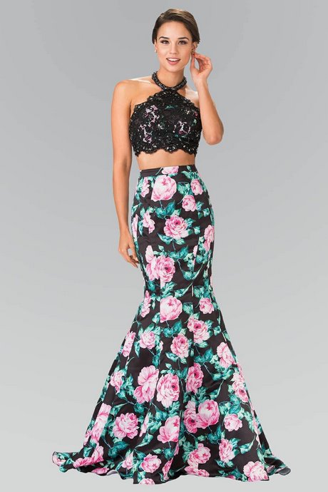 2-piece-floral-prom-dress-93 2 piece floral prom dress