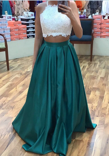 2-piece-green-prom-dress-24 2 piece green prom dress