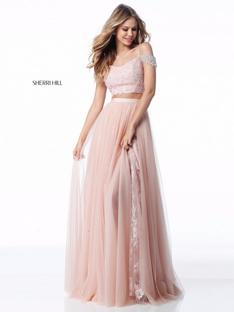 2-piece-peach-prom-dress-80_13 2 piece peach prom dress