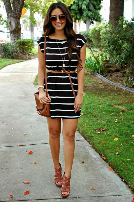 black-and-white-striped-summer-dress-94 Black and white striped summer dress