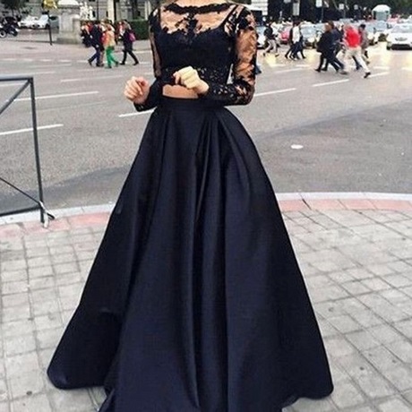 black-lace-2-piece-prom-dress-32_11 Black lace 2 piece prom dress