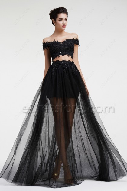 black-two-piece-dress-prom-05_9 Black two piece dress prom
