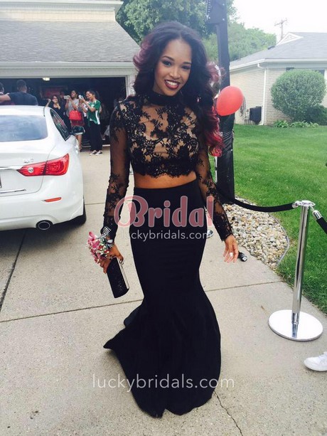 black-two-piece-lace-prom-dress-82_14 Black two piece lace prom dress