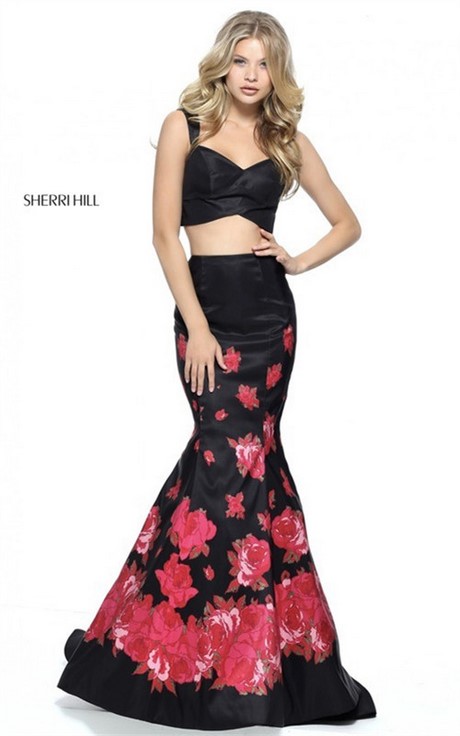 black-two-piece-mermaid-prom-dress-17_16 Black two piece mermaid prom dress