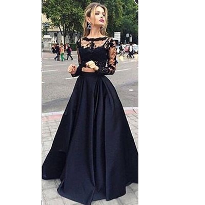 black-two-piece-prom-dress-55_19 Black two piece prom dress