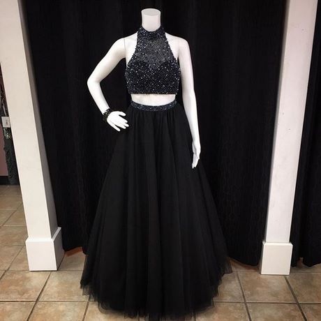 black-two-piece-prom-dress-55_7 Black two piece prom dress