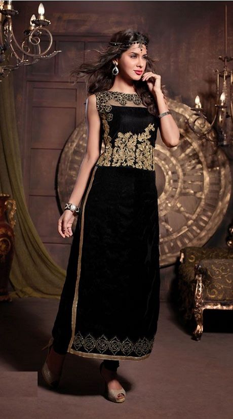 black-velvet-dress-designs-58_17 Black velvet dress designs