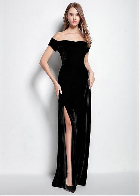 black-velvet-off-the-shoulder-dress-67_4 Black velvet off the shoulder dress