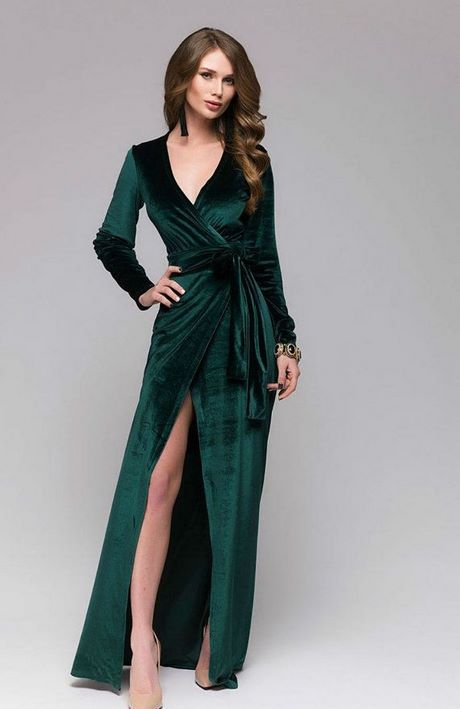 dark-green-velvet-maxi-dress-37_17 Dark green velvet maxi dress