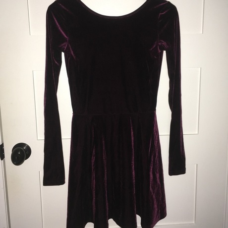 dark-purple-velvet-dress-02_19 Dark purple velvet dress