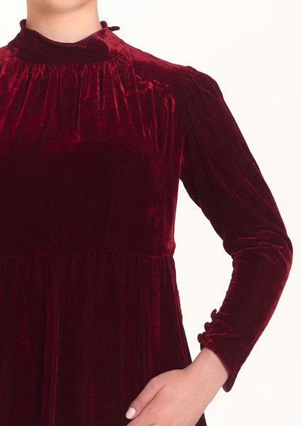 dark-red-velvet-dress-78_7 Dark red velvet dress