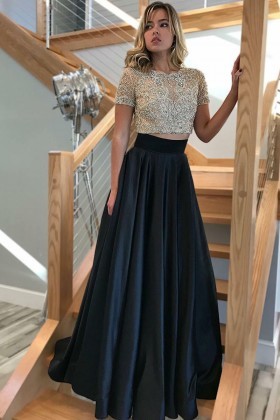 gold-and-black-two-piece-prom-dress-17_13 Gold and black two piece prom dress