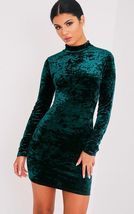 green-velvet-dress-57_14 Green velvet dress