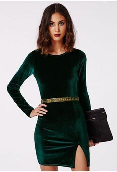 green-velvet-mini-dress-24_17 Green velvet mini dress