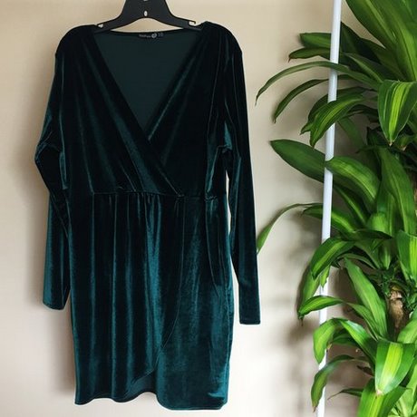 green-velvet-wrap-dress-13_14 Green velvet wrap dress