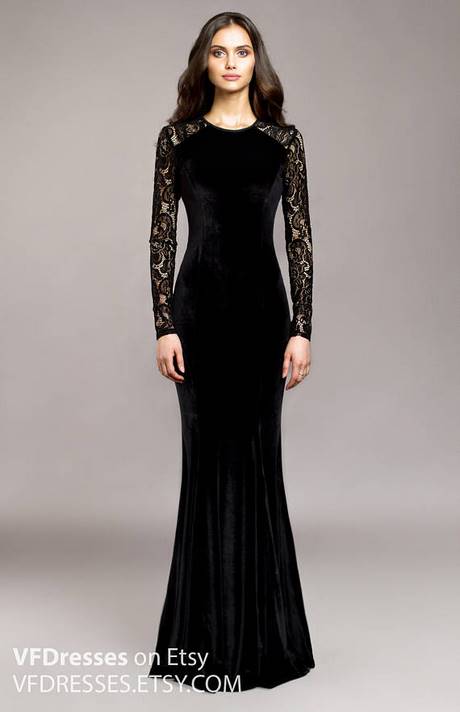 long-sleeve-velvet-gown-68_12 Long sleeve velvet gown