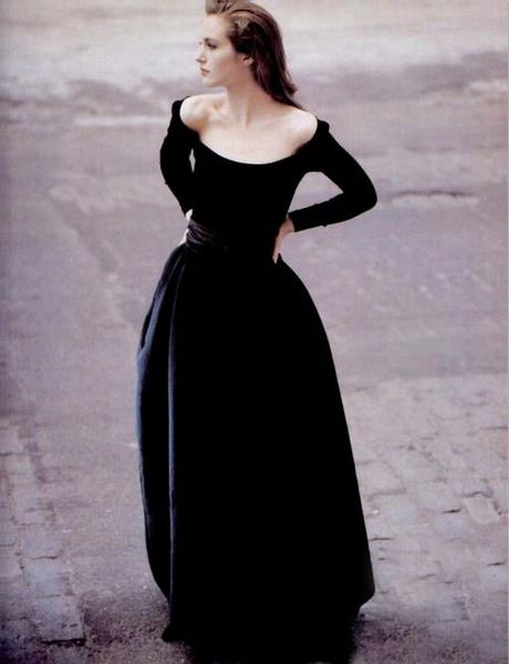 long-velvet-black-dress-19_13 Long velvet black dress