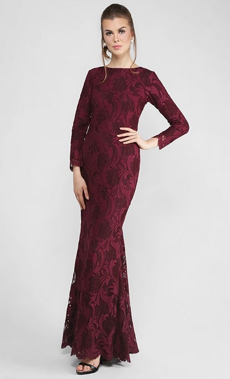 maroon-lace-dress-11_5 Maroon lace dress