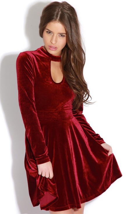 red-dress-velvet-91_9 Red dress velvet