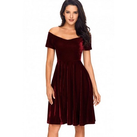 red-velvet-off-the-shoulder-dress-68_9 Red velvet off the shoulder dress