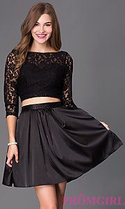 short-black-two-piece-dress-41_7 Short black two piece dress