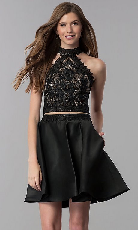 short-black-two-piece-dress-41_8 Short black two piece dress