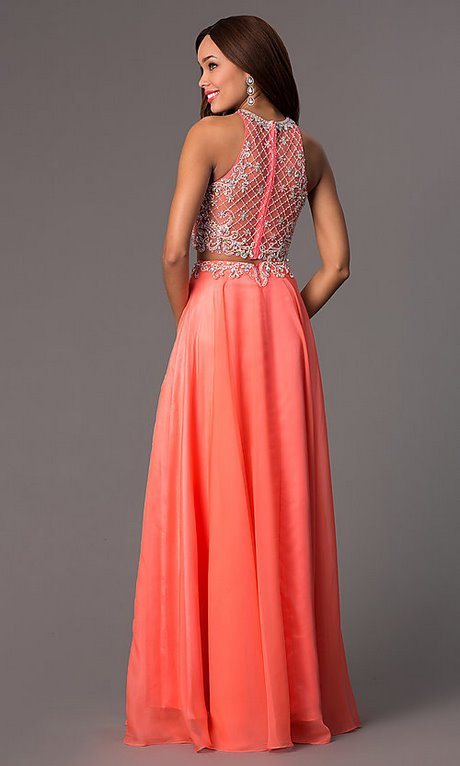two-piece-coral-prom-dress-92_16 Two piece coral prom dress