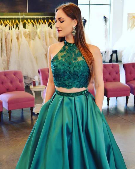 two-piece-green-prom-dress-98_13 Two piece green prom dress