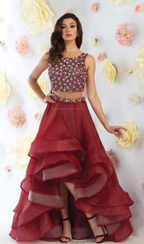 two-piece-high-low-prom-dresses-27 Two piece high low prom dresses