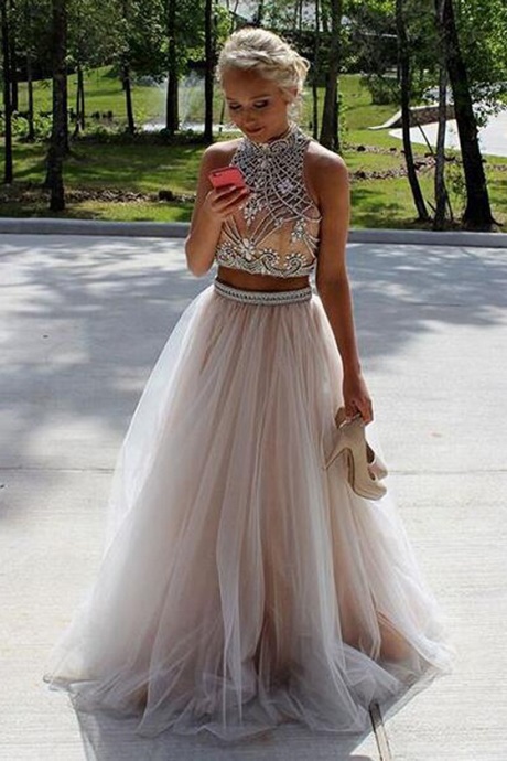 two-piece-light-pink-prom-dress-85_11 Two piece light pink prom dress