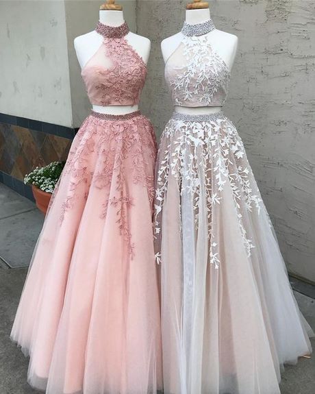 two-piece-light-pink-prom-dress-85_14 Two piece light pink prom dress