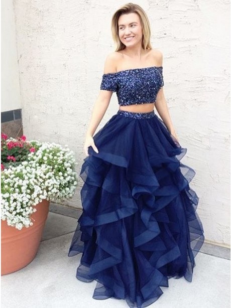 two-piece-navy-blue-prom-dress-60_13 Two piece navy blue prom dress