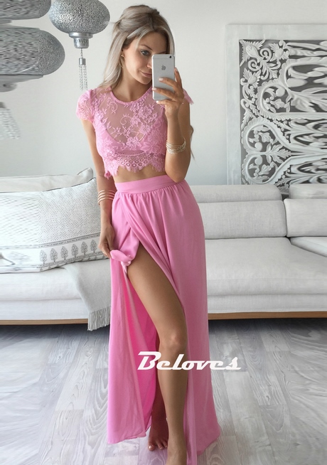 two-piece-pink-prom-dress-92_9 Two piece pink prom dress