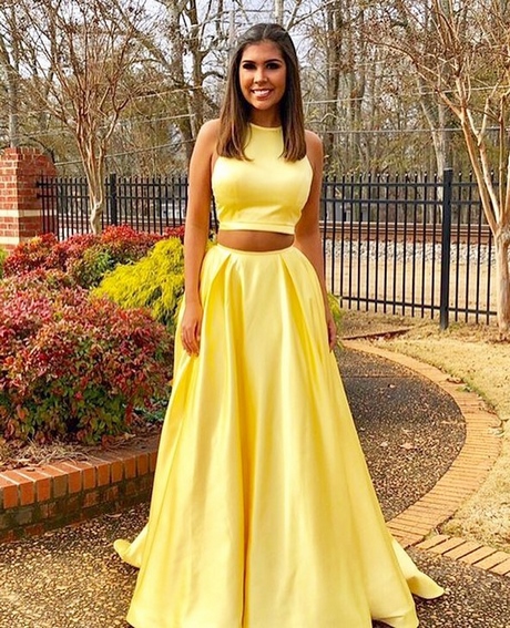 two-piece-yellow-prom-dress-69_3 Two piece yellow prom dress