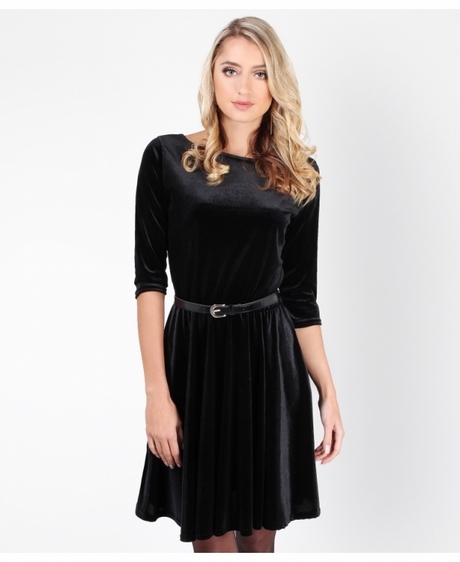 velour-black-dress-53 Velour black dress