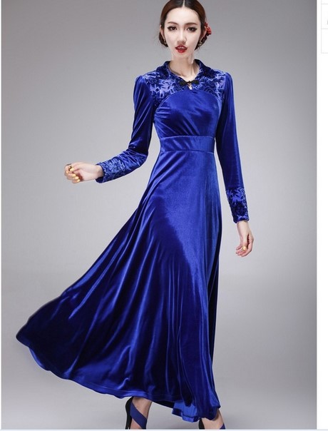 velvet-gown-styles-76_18 Velvet gown styles