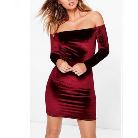 velvet-off-the-shoulder-dress-32 Velvet off the shoulder dress