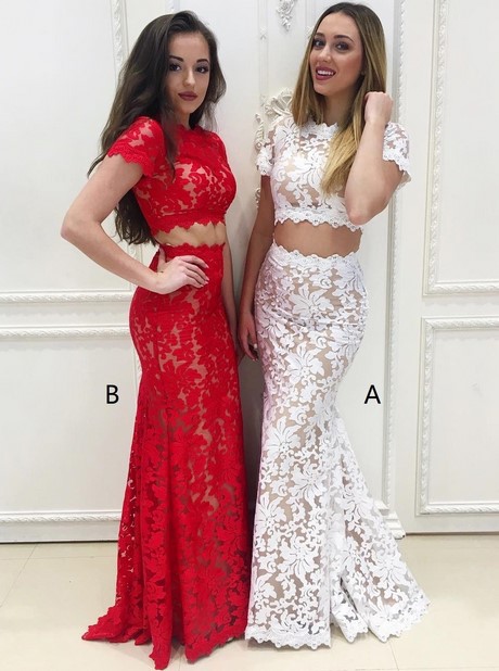 white-lace-two-piece-prom-dress-94_8 White lace two piece prom dress