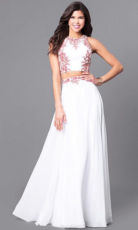 white-two-piece-dress-prom-57_14 White two piece dress prom