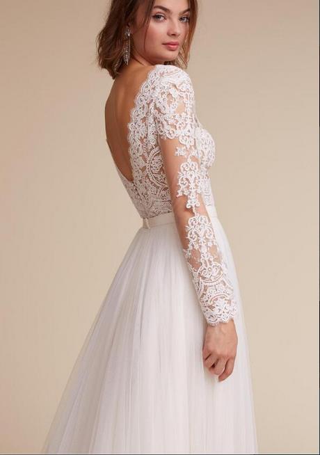 a-line-lace-top-wedding-dress-11_3 A line lace top wedding dress