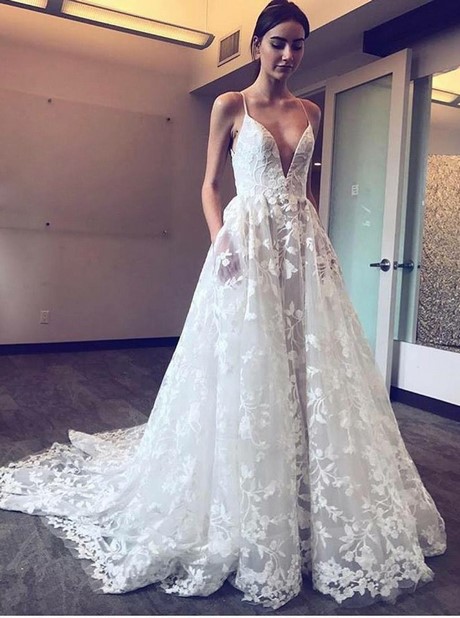 a-line-lace-wedding-gown-63_17 A line lace wedding gown