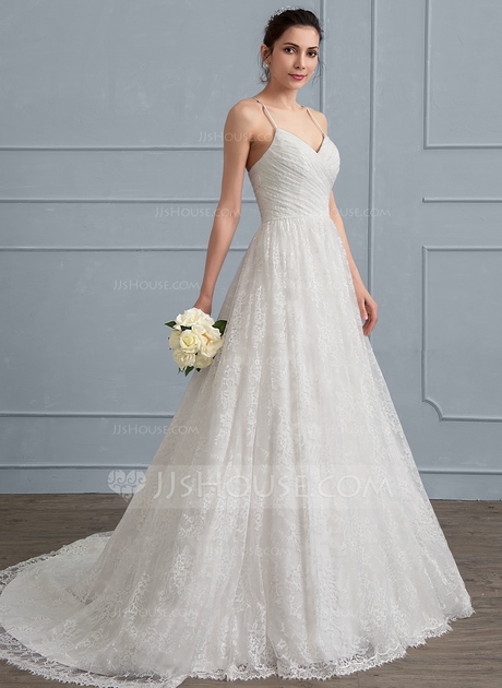 a-line-lace-wedding-gown-63_18 A line lace wedding gown