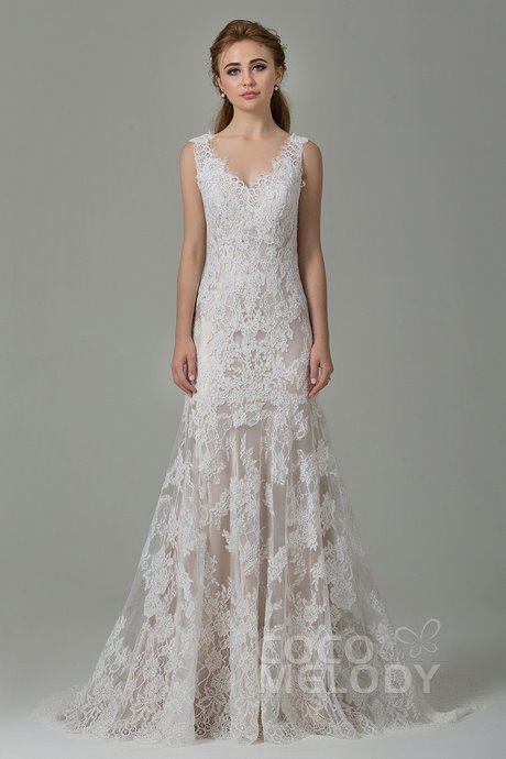 a-line-lace-wedding-gown-63_19 A line lace wedding gown