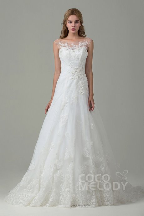 a-line-lace-wedding-gown-63_2 A line lace wedding gown